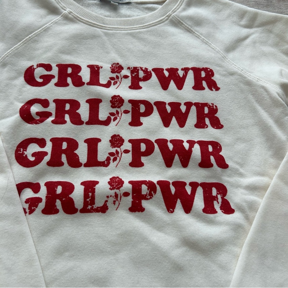 Rebecca Minkoff GRL PWR Sweatshirt XS - Picture 4 of 6